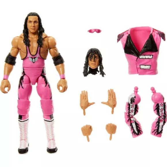 WWE Ultimate Edition Bret Hart The Hitman Action Figure WWF Wrestlers - Picture 2 of 6